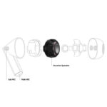 هدفون بلوتوثی سامسونگ مدل Galaxy Buds3 با نویز کنسلینگ فعال (ANC)، نویز کنسلینگ میکروفون (ENC)، درگاه شارژ USB Type-C، با قابلیت اتصال به چند دستگاه، دارای قابلیت صدای 360 درجه، Galaxy AI، میکروفون سه گانه، پشتیبانی از فرمان لمسی، ضد آب و گرد و غبار