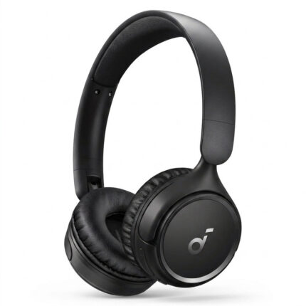 هدفون بلوتوثی انکر مدل Soundcore H30i بدون قابلیت نویز کنسلینگ، درگاه شارژ USB Type-C، دارای میکروفون داخلی با کیفیت بالا، مجهز به فناوری BassUp، مقاومت در برابر رطوبت و عرق