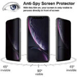 محافظ صفحه نمایش حریم شخصی میبو مدل Privacy screen مناسب برای گوشی موبایل شیائومی Poco x3 / x4 pro / x5 pro / x6 / note 9 pro/9s / note 10 pro / note 11 pro / sam a71 / a73