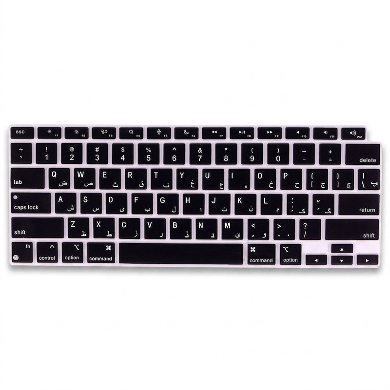 محافظ كيبورد با حروف فارسی مدلmgn63-mgd3-mgn93 مناسب برای لپ تاپ اپل MacBook Air2020
