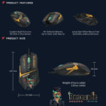 ماوس مخصوص بازی بلادی مدل W63 Max Renegade Midnight Activated