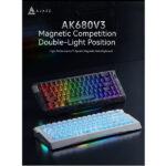 کیبورد باسیم گیمینگ آجز مدل AK680 v3 magnetic