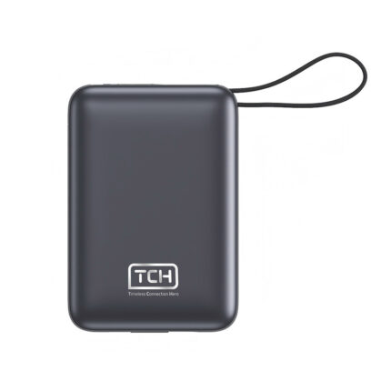 پاوربانک 22.5 وات تی سی اچ مدل Compact 2020 ظرفیت 20000 میلی‌آمپرساعت به همراه 2 عدد کابل USB-C / لایتنینگ