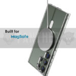 کاور پنتر مدل Magnetic Magsafe Clear Cover مناسب برای گوشی موبایل سامسونگ Galaxy S24 Ultra