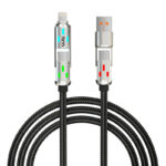 کابل تبدیل USB/USB-C به لایتنینگ/USB-C تسکو مدل GCA 60 W طول 2 متر