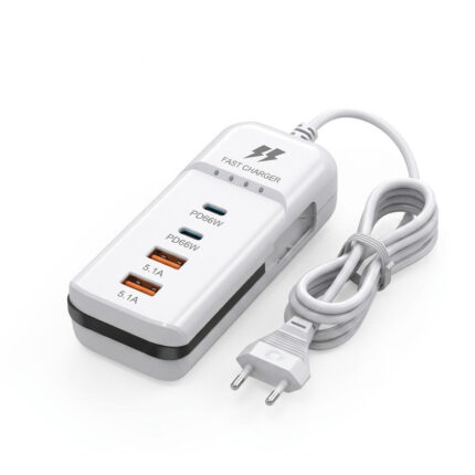 شارژر رومیزی 66 وات 4 پورت مدل Rack Charger