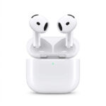 هدفون بلوتوثی اپل مدل AirPods 4 فاقد قابلیت نویز کنسلینگ، درگاه شارژ USB Type-C، شارژ بی سیم، با قابلیت اتصال به چند دستگاه، پشتیبانی از فرمان لمسی، نشانگر LED، پشتیبانی از دستیار صوتی، مقاوم در برابر آب