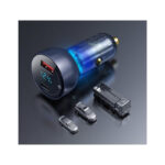 شارژر فندکی 65 وات باسئوس مدل Dual Quick Charger-65W
