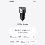 شارژر فندکی 90 وات 3 پورت مک دودو مدل CC-311