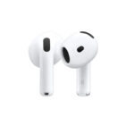 هدفون بلوتوثی اپل مدل AirPods 4 فاقد قابلیت نویز کنسلینگ، درگاه شارژ USB Type-C، شارژ بی سیم، با قابلیت اتصال به چند دستگاه، پشتیبانی از فرمان لمسی، نشانگر LED، پشتیبانی از دستیار صوتی، مقاوم در برابر آب