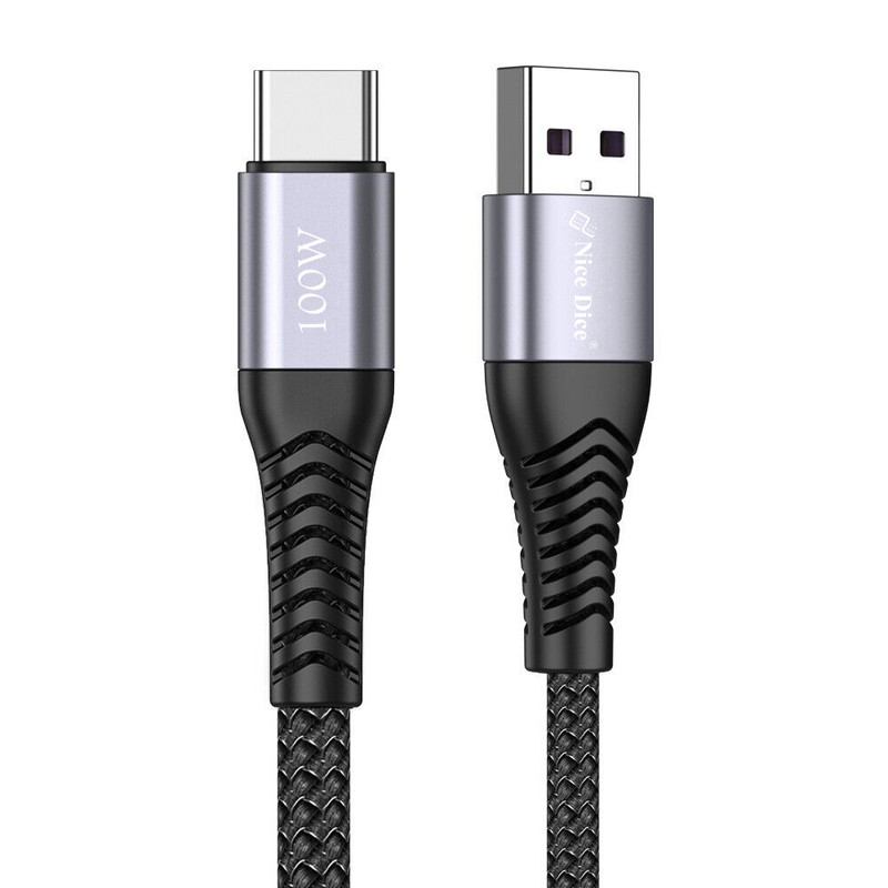 کابل USB به USB-C هارمن مدل NICEDICE100W طول 1 متر