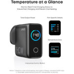 شارژر دیواری 140 وات 4 پورت انکر مدل B0DPKP7RD8 به همراه کابل USB-C به طول 1.5 متر