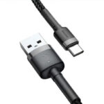 کابل تبدیل USB به USB-C باسئوس مدل CAFULE CATKLF-BG1 طول 1 متر