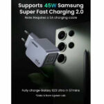 شارژر دیواری 45 وات دو پورت USB-C یوگرین مدل X707 کد 35008