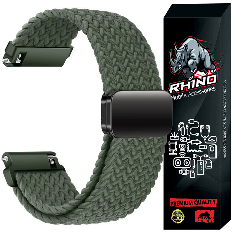 بند راینو مدل Braid Magnet مناسب برای ساعت هوشمند سامسونگ Galaxy Watch 4 / 5 / 6 / 7