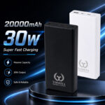 پاوربانک 30 وات یوشیتا مدل YP-001 ظرفیت 20000 میلی‌آمپر‌ساعت به همراه یک عدد کابل USB-A به USB-C