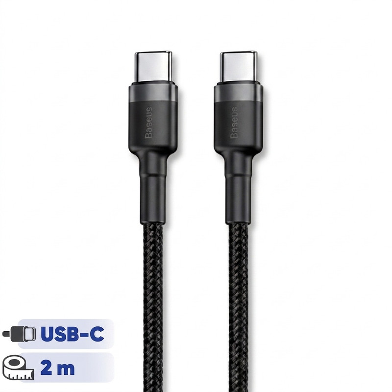کابل USB-C باسئوس مدل CATKLF-HG1 طول 2 متر