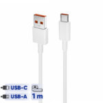 کابل تبدیل USB به USB-C نیبیوا مدل Fast 120 طول 1 متر
