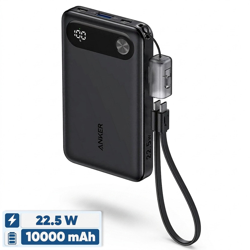 fa833d0945290f26de76534ca60e87d5f5e6d1a5_1786910552 پاوربانک 22.5 وات انکر مدل A1257 ظرفیت 10000 میلی آمپر ساعت به همراه کابل USB-C