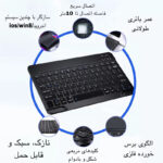 کیبورد و ماوس بی سیم مدل KIT، سوییچ ممبران، Tenkeyless