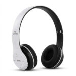 هدفون بلوتوثی مدل P47 EDR بدون قابلیت نویز کنسلینگ، درگاه USB Type-C، دارای شیار کارت حافظه، مقاومت در برابر رطوبت و عرق