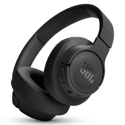 هدفون بلوتوثی جی بی ال مدل Tune 720BT با نویز کنسلینگ میکروفون (ENC)، درگاه شارژ USB Type-C، با قابلیت اتصال به چند دستگاه، دارای طراحی تاشو، قابلیت شارژ سریع، اتصال به صورت بی سیم و ‌، مقاوم در برابر رطوبت و عرق