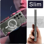کاور پنتر مدل Magnetic Magsafe Clear Cover مناسب برای گوشی موبایل سامسونگ Galaxy S24 Ultra